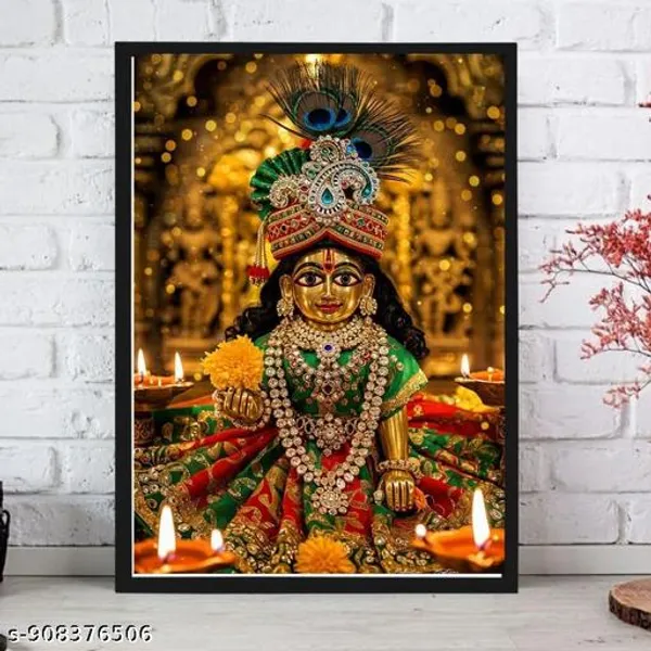 Multicolor_Wood_Bal_Krishna_Laddu_Gopal_Religious_Wall_Hanging_Photo_Frame