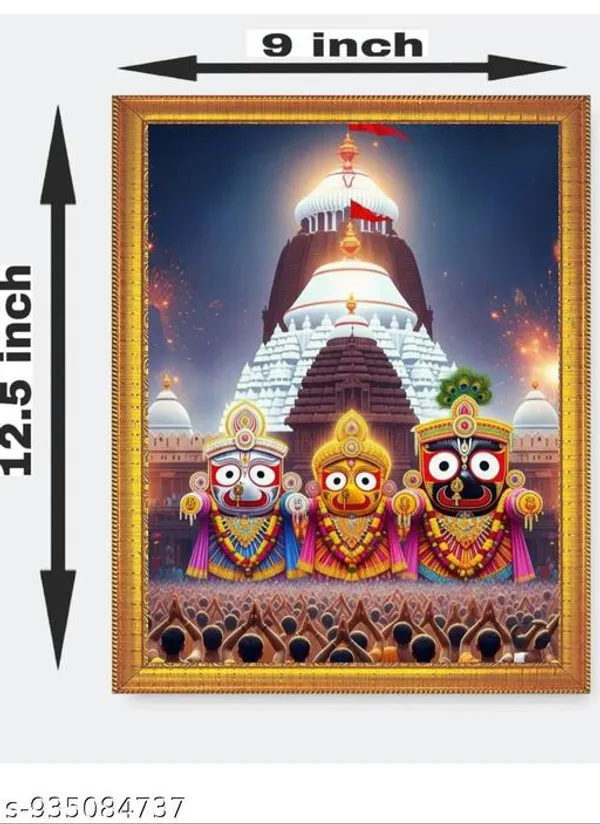Multicolor_Wood_Gold_Jagannath_Devotional_Wall_Hanging_Photo_Frame