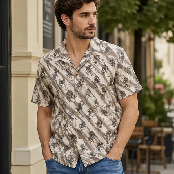 Beige_Cotton_Embroidered_Regular_Fit_Shirt_For_Men
