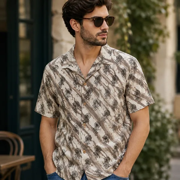 Beige_Cotton_Embroidered_Regular_Fit_Shirt_For_Men