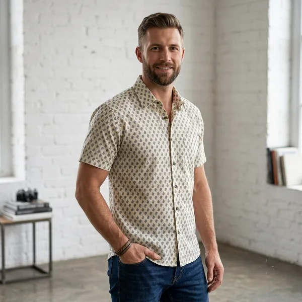 Beige_Cotton_Regular_Fit_Printed_Shirt_For_Men