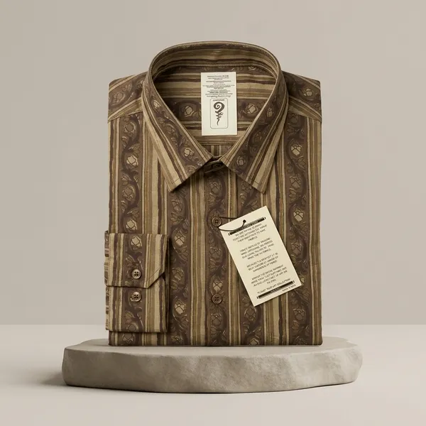 Brown_Cotton_Striped_Regular_Fit_Shirt_For_Men