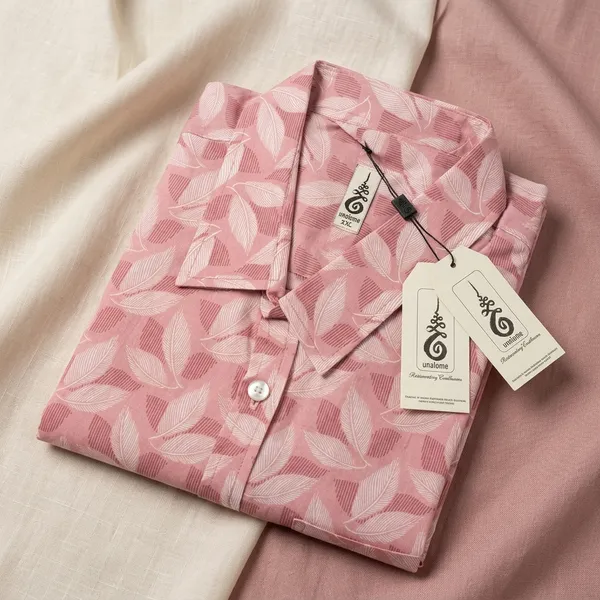Pink_Cotton_Regular_Fit_Feather_Print_Shirt_For_Men