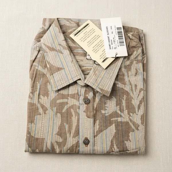 Beige_Brown_Cotton_Camouflage_Print_Half_Sleeve_Shirt_For_Men