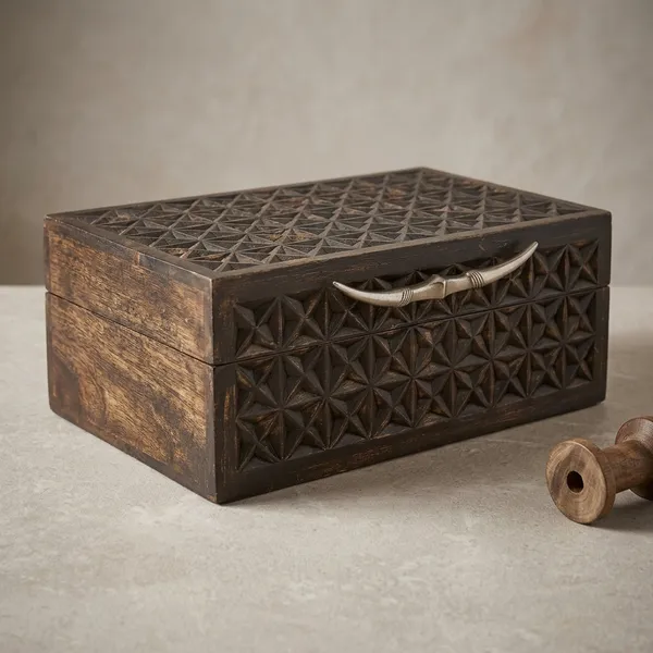 Mango_Wood_Brass_Longhorn_Utility_Box_Nickel_Large