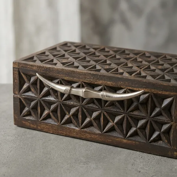 Mango_Wood_Brass_Longhorn_Utility_Box_Nickel_Small