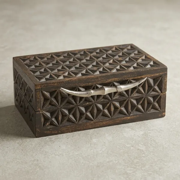 Mango_Wood_Brass_Longhorn_Utility_Box_Nickel_Small