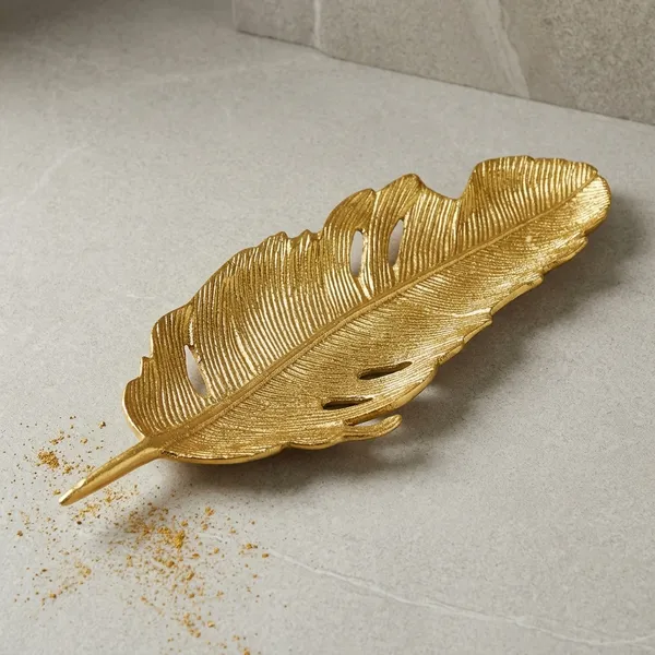 Aluminium_Feather_Platter_Gold