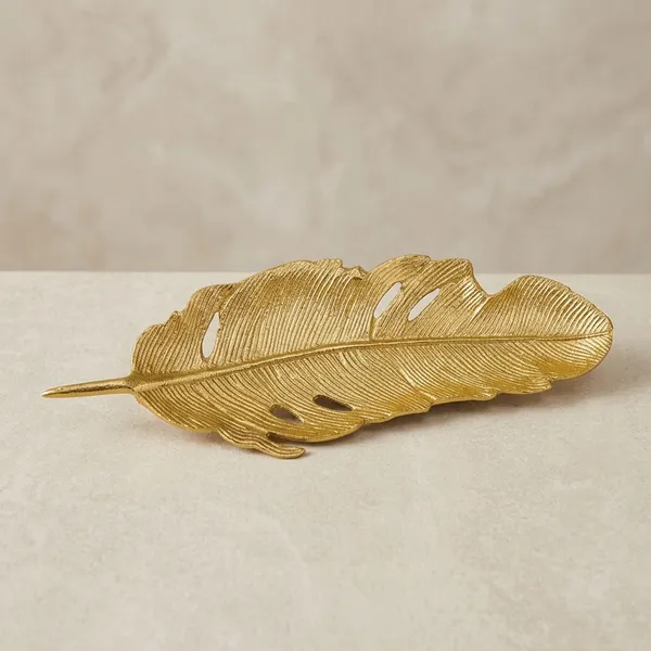 Aluminium_Feather_Platter_Gold
