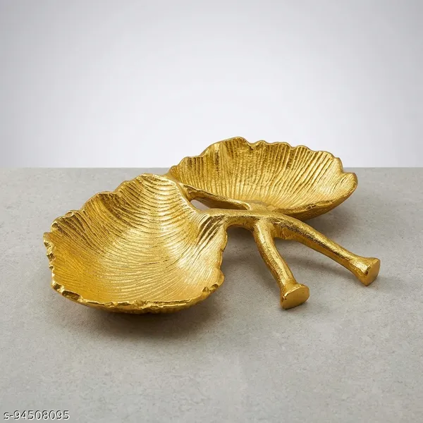 Aluminium_Double_Leaf_Platter_Gold