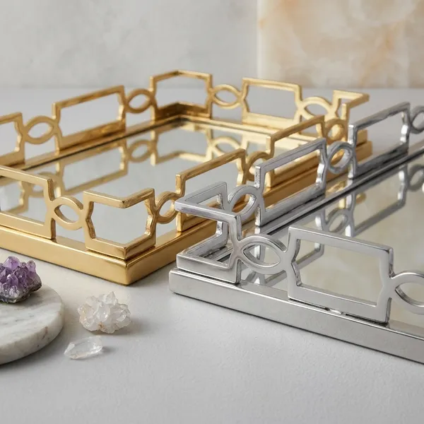 Aluminium_Glass_Rectangle_Tray_Gold_&_Silver_Duo