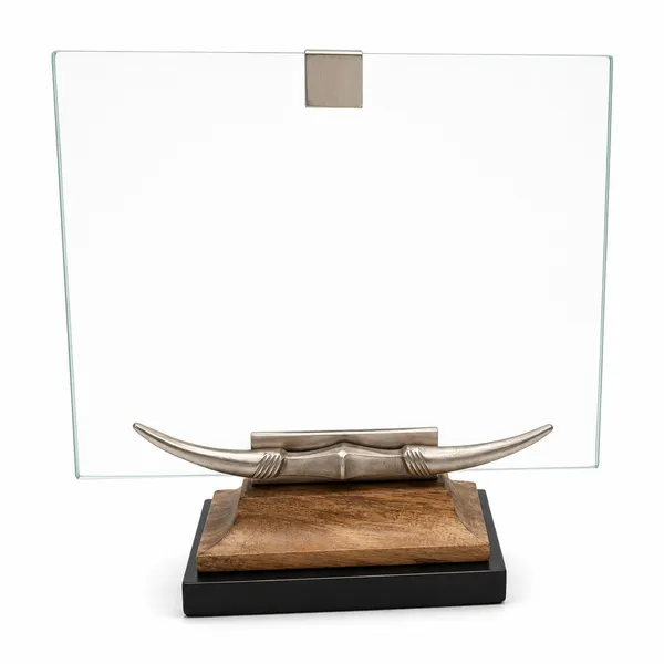 Mango_Wood_Brass__Nickel_Marble_Longhorn_Photo_Frame_8X10