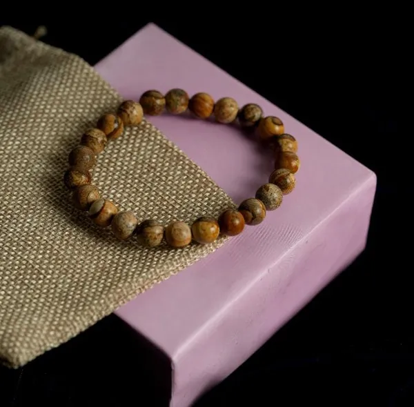 Brown_Mariam_Jasper_Gemstone_Bracelet_For_Unisex