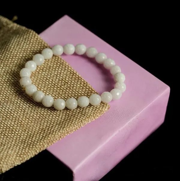 White_Moonstone_Gemstone_Bracelet_For_Unisex