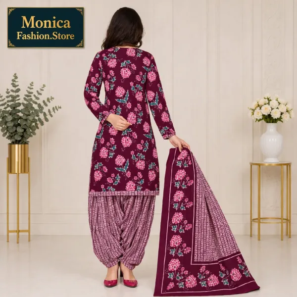 Stunning_Wine_&_Pink_Floral_Printed__READY-MADE___100_%_COTTON_Patiala_Suit_Set