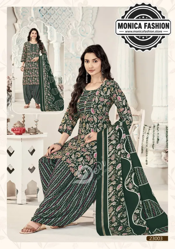 Emerald_Green_Floral_Printed_Punjabi_Suit_Set_with_Patiala_Pants