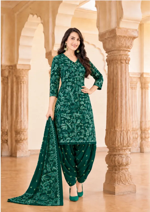 Emerald_Garden_Printed_Readymade_100_%_Cotton_Patiala_Suit_Set
