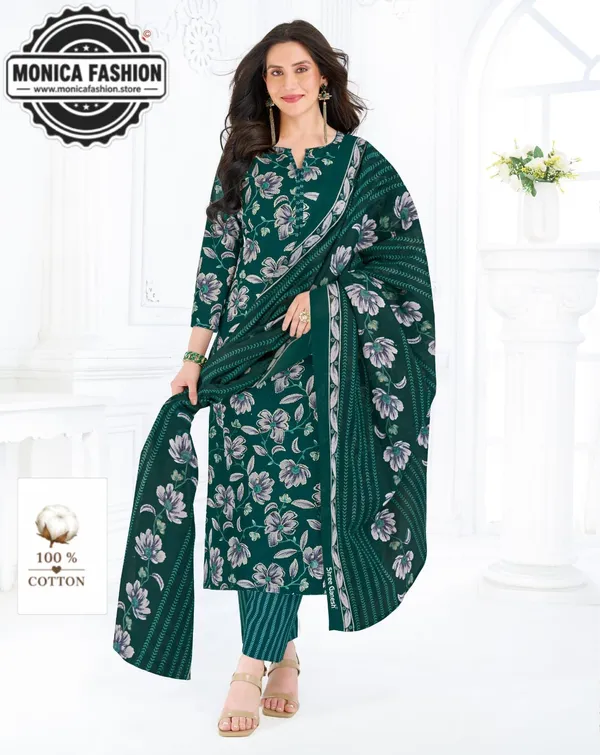 Floral_Printed_Cotton_Suit_Set__Emerald_Green