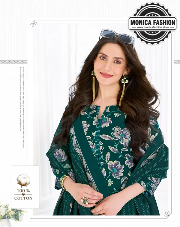 Floral_Printed_Cotton_Suit_Set__Emerald_Green