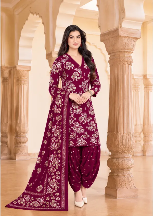 Gulab-e-Shahi_Patiala_100%_Cotton_Printed_Ready_Made_Suit_Set