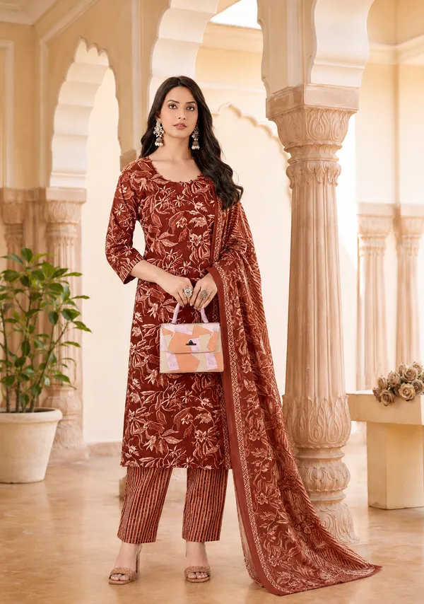 Rustic_Terracotta_Floral_Premium_Patiala_Suit_Set_WITH_DUPPATA