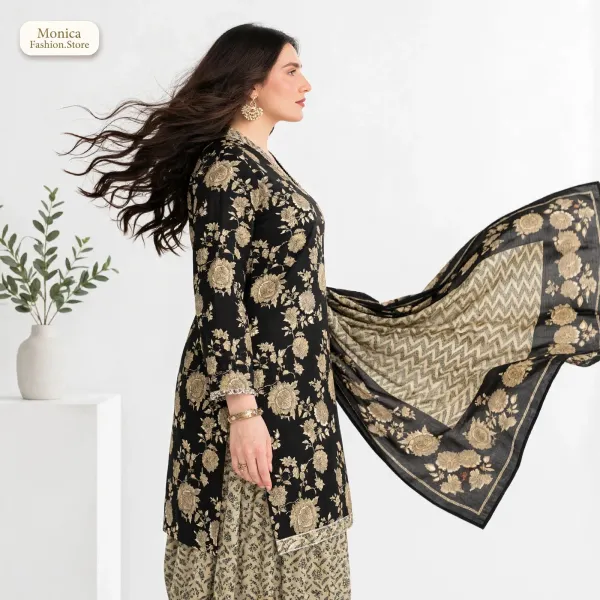 Stunning_Black_&_Beige_Floral_Printed_Ready-made_100_%_Cotton__Patiala_Suit_Set
