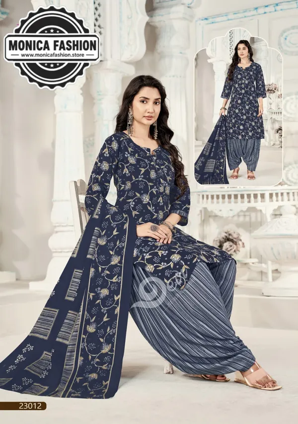 Midnight_Blue_Floral_Printed_Patiala_Suit
