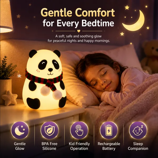 Trendnest_Panda_Night_Lamp_Colour_Changing_Feature_