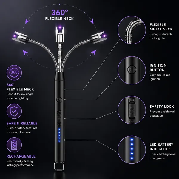 Trendnest_Rechargeable_Usb_Electric_Gas_Lighter_Kitchenware