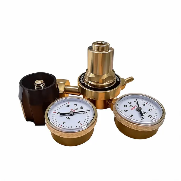 Brass_Dual_Gauge_Pressure_Regulator_With_Control_Knob