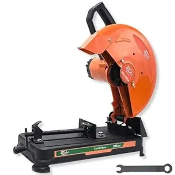 Metal_Cut-Off_Saw_With_Black_Base_And_Wrench
