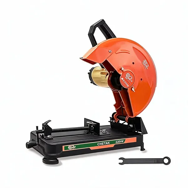 Metal_Cut-Off_Saw_With_Black_Base_And_Wrench
