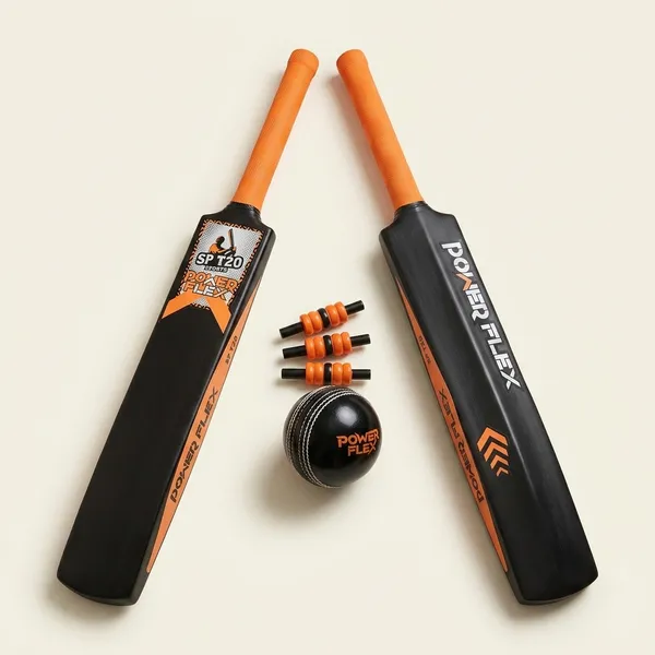 Sp_T_20_Orange_And_Black_Full_Size_Pvc_Cricket_Bat_Combo