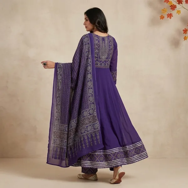 Purple_Georgette_Embroidered_Anarkali_Suit_Set_For_Women