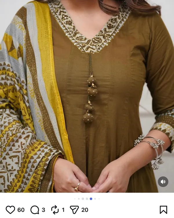 Olive_Green_Cotton_Silk_Embroidered_Anarkali_Suit_Set_For_Women