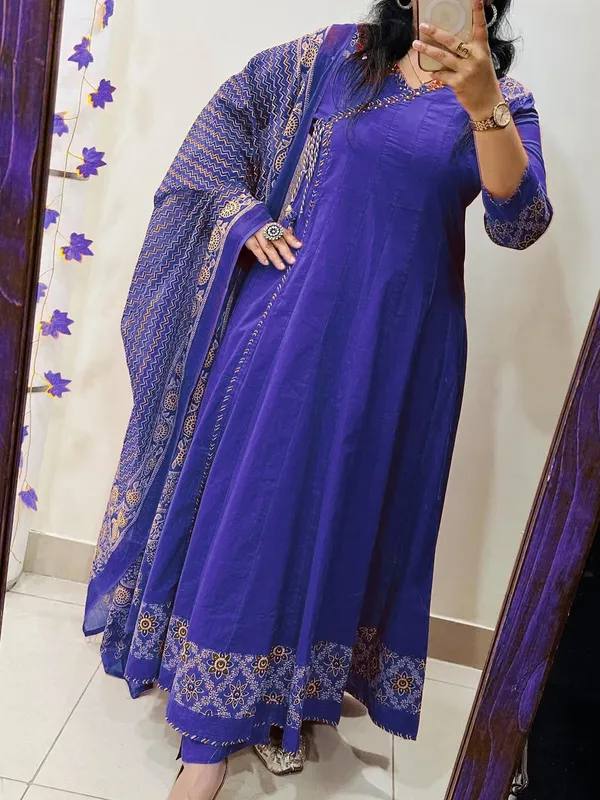 Purple_Georgette_Embroidered_Anarkali_Suit_Set_For_Women