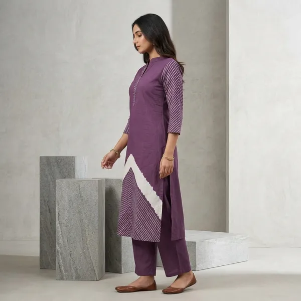 Purple_Cotton_Printed_Kurta_Set_For_Women