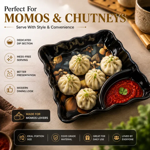 BS_Melamine_Momos_Snacks_Plate_15_CM_Stylish_And_Durable_Serving_Plate_for_Momos,_Snacks_And_Starters_Product_Code:_MOMOPLATE_SS-2