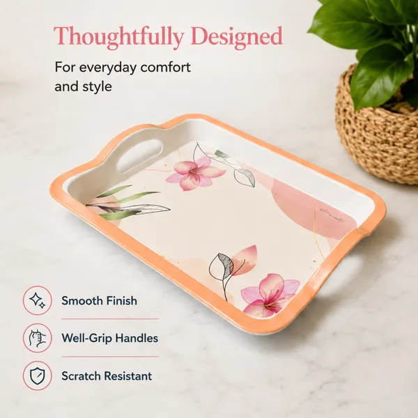 Melamine_TAJ_Serving_Tray_Small_Size_27_cm_TT-1_Floral_Design_Serving_Tray_Durable_Lightweight_Tea_And_Snack_Tray_for_Home_And_Kitchen