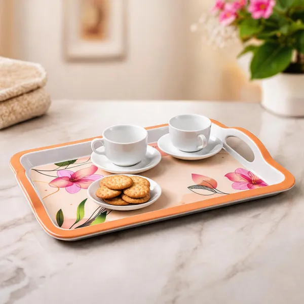 Melamine_TAJ_Serving_Tray_Small_Size_27_cm_TT-1_Floral_Design_Serving_Tray_Durable_Lightweight_Tea_And_Snack_Tray_for_Home_And_Kitchen