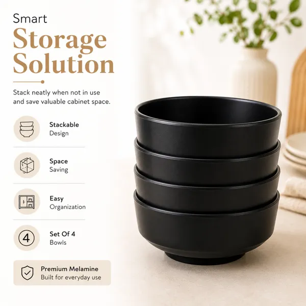 BS_Melamine_Style_Bowl_Black_Set_of_8_Multipurpose_Soup_And_Serving_Donga_for_Dal,_Curry,_Vegetables,_Snacks_And_Salad_Durable_Lightweight_Dining_Bowls