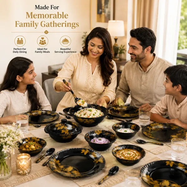 BS_Melamine_Celebration_B2_40_Pcs_Dinner_Set_Black_And_Gold_Floral_Dinnerware