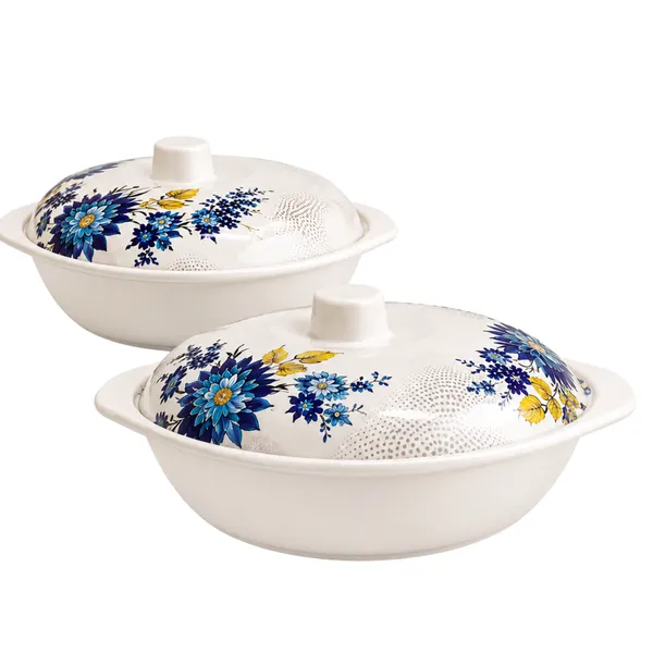 Melamine_Floral_Donga_White_Color_22_cm_Set_of_2_Premium_Floral_Serving_Bowl_with_Handles_Durable_Multipurpose_Melamine_Donga_for_Curry,_Dal,_Vegetables_And_Dining_Table_Use_Product_Code:_FLOLRALDONGAWHITECOLOR_FDWC-1