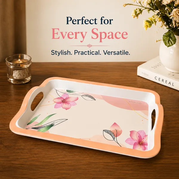 Melamine_TAJ_Serving_Tray_Small_Size_27_cm_TT-1_Floral_Design_Serving_Tray_Durable_Lightweight_Tea_And_Snack_Tray_for_Home_And_Kitchen