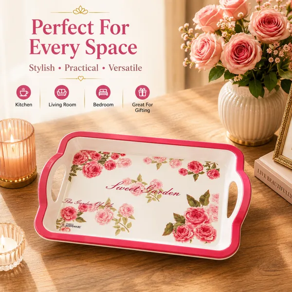 BS_Melamine_Pink_Rose_Floral_Serving_Tray_Set_of_3_Premium_Tea,_Coffee_And_Snacks_Trays_with_Handles_Durable_Food_Grade_Multipurpose_Serving_Trays_for_Home,_Kitchen_And_Office_Product_Code:_TAJSxMxL_TT6