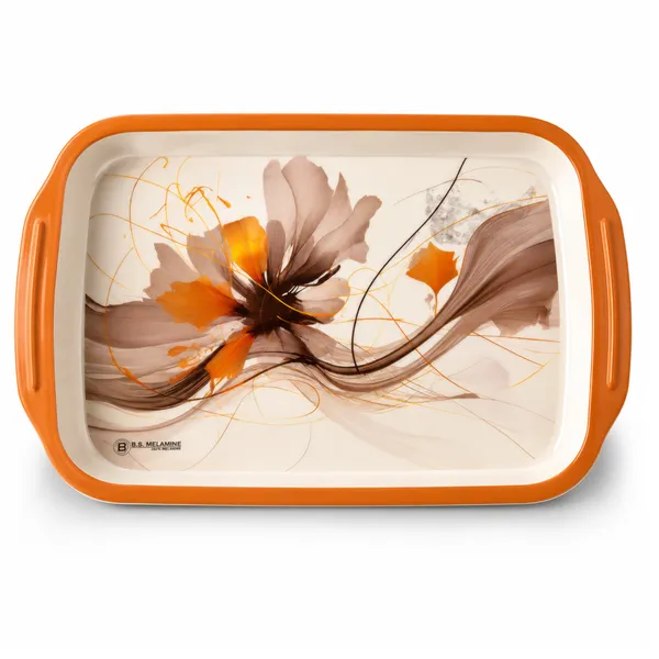 Luxury_Melamine_Serving_Tray_Small_Size_28_cm_Premium_Abstract_Floral_Design_Multipurpose_Serving_Tray_with_Handles_Durable_Tea,_Coffee_And_Snacks_Tray_for_Home_And_Kitchen_Product_Code:_LT-6