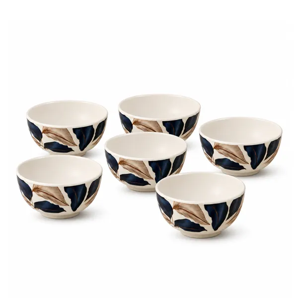 Melamine_Leaf_Print_Serving_Bowl