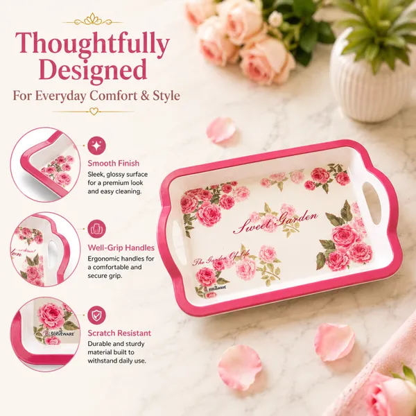 BS_Melamine_Pink_Rose_Floral_Serving_Tray_Set_of_3_Premium_Tea,_Coffee_And_Snacks_Trays_with_Handles_Durable_Food_Grade_Multipurpose_Serving_Trays_for_Home,_Kitchen_And_Office_Product_Code:_TAJSxMxL_TT6