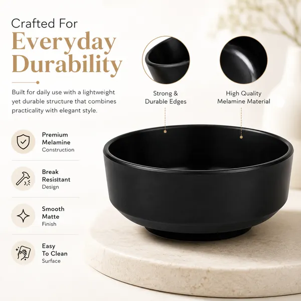 BS_Melamine_Style_Bowl_Black_Set_of_8_Multipurpose_Soup_And_Serving_Donga_for_Dal,_Curry,_Vegetables,_Snacks_And_Salad_Durable_Lightweight_Dining_Bowls