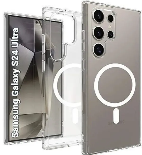 Samsung_S24_Ultra_Anti_Yellow_Magsafe_Case_&_Beze_Less_Fingerprint_Unlock_Tempered_Glass